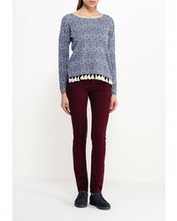 Женский синий свитер с круглым вырезом от SPRINGFIELD