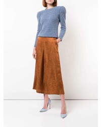 Женский синий свитер с круглым вырезом от Co