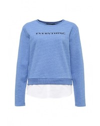 Женский синий свитер с круглым вырезом от Tom Farr