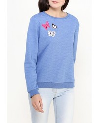 Женский синий свитер с круглым вырезом от Tom Farr