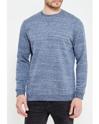 Мужской синий свитер с круглым вырезом от Topman