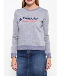 Женский синий свитер с круглым вырезом от Wrangler