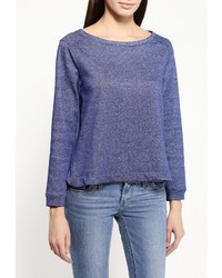 Женский синий свитер с круглым вырезом от Спартак