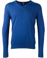 Мужской синий свитер от Armani Jeans