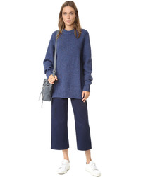 Женский синий свитер от Tibi