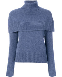 Женский синий свитер от Chloé