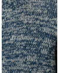 Мужской синий свитер от Jil Sander