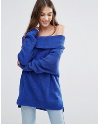 Женский синий свитер от Daisy Street