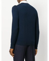 Мужской синий свитер от Ballantyne