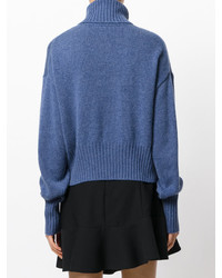 Женский синий свитер от Chloé