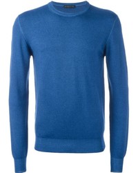 Мужской синий свитер от Etro