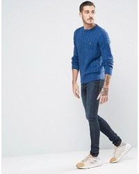 Мужской синий свитер от Farah