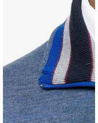 Мужской синий свитер от Paul Smith