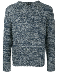 Мужской синий свитер от Jil Sander