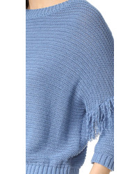 Женский синий свитер от Rebecca Minkoff