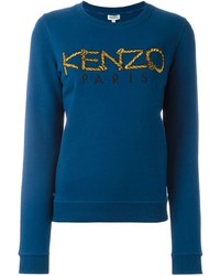 Женский синий свитер от Kenzo