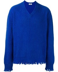 Мужской синий свитер от MSGM
