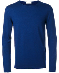 Мужской синий свитер от Paolo Pecora