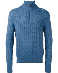 Мужской синий свитер от Polo Ralph Lauren
