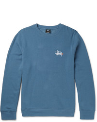 Мужской синий свитер от Stussy