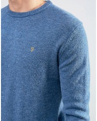 Мужской синий свитер от Farah
