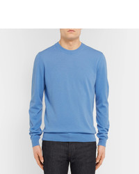 Мужской синий свитер от Hugo Boss