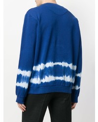 Мужской синий свитшот с принтом от Mauna Kea