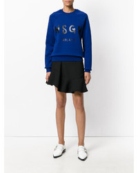 Женский синий свитшот от MSGM