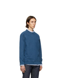 Мужской синий свитшот от A.P.C.