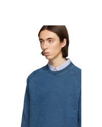 Мужской синий свитшот от A.P.C.