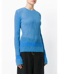 Женский синий свитшот от Marco De Vincenzo