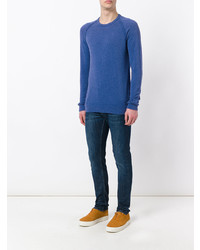 Мужской синий свитшот от Roberto Collina