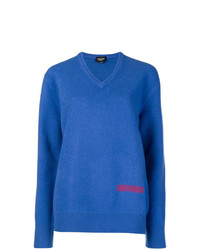 Синий свободный свитер от Calvin Klein 205W39nyc
