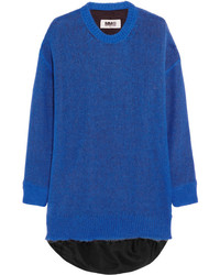 Синий свободный свитер от Maison Martin Margiela