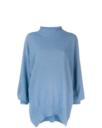 Синий свободный свитер от Pinko