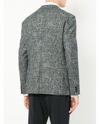 Мужской синий твидовый пиджак от D'urban