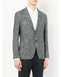 Мужской синий твидовый пиджак от D'urban