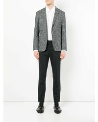 Мужской синий твидовый пиджак от D'urban