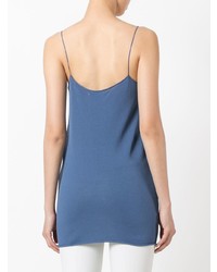 Синий топ без рукавов от Lucio Vanotti