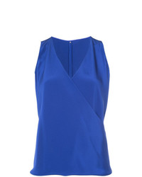 Синий топ без рукавов от Peter Cohen