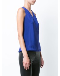 Синий топ без рукавов от Peter Cohen