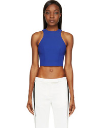 Синий укороченный топ от Alexander Wang
