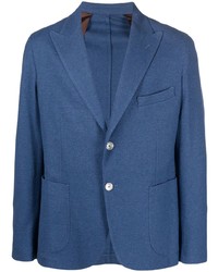Мужской синий хлопковый пиджак от Barba