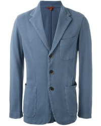 Мужской синий хлопковый пиджак от Barena