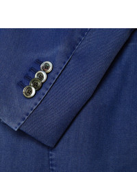 Мужской синий хлопковый пиджак от Boglioli