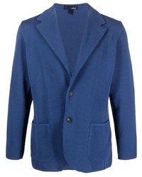 Мужской синий хлопковый пиджак от Lardini