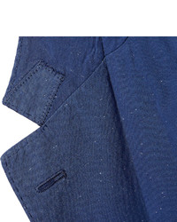 Мужской синий хлопковый пиджак от Boglioli