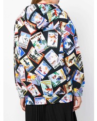 Женский синий худи с принтом от Love Moschino