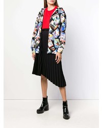 Женский синий худи с принтом от Love Moschino