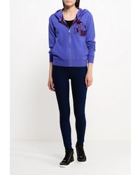 Женский синий худи от Bikkembergs